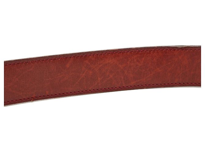 Hermès Hermes Constance Wendelgürtel mit Logo-Schnalle Braun Schwarz Silber - Ansicht 5