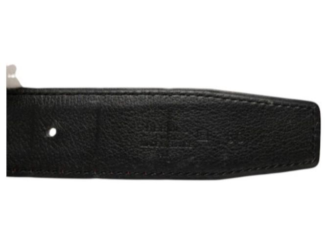 Hermès Hermes Constance Wendelgürtel mit Logo-Schnalle Braun Schwarz Silber - Ansicht 6