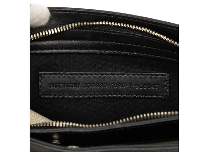 Balenciaga Pochette Crossbody Schultertasche Navy Schwarz Weiß - Ansicht 6