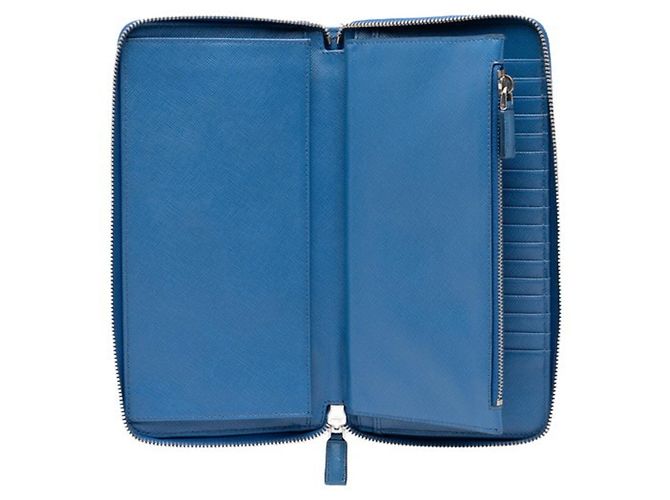 Prada Rundes Zip-Langportemonnaie - Ansicht 4