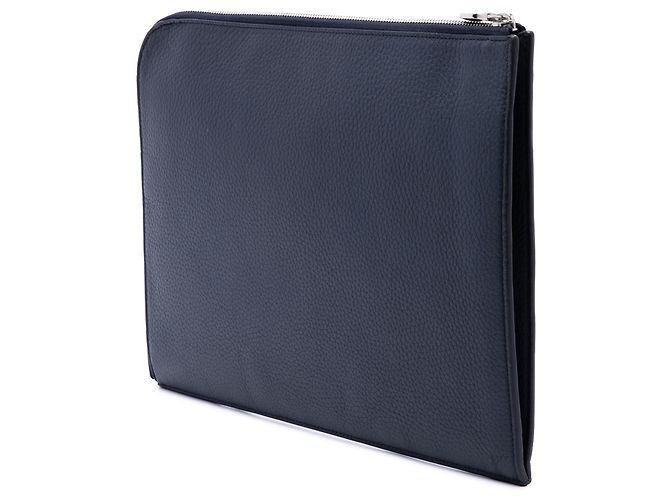 Louis Vuitton Blue Taurillon Initials Circle Pochette Jour GM Azul Azul marino - vista 2
