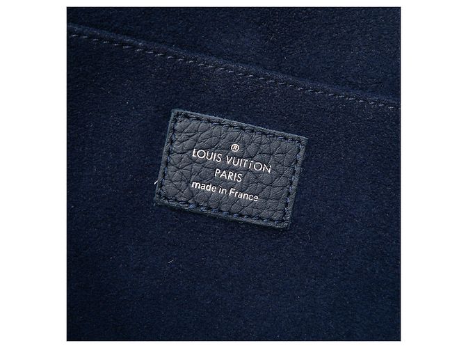 Louis Vuitton Blue Taurillon Initials Circle Pochette Jour GM Azul Azul marino - vista 5
