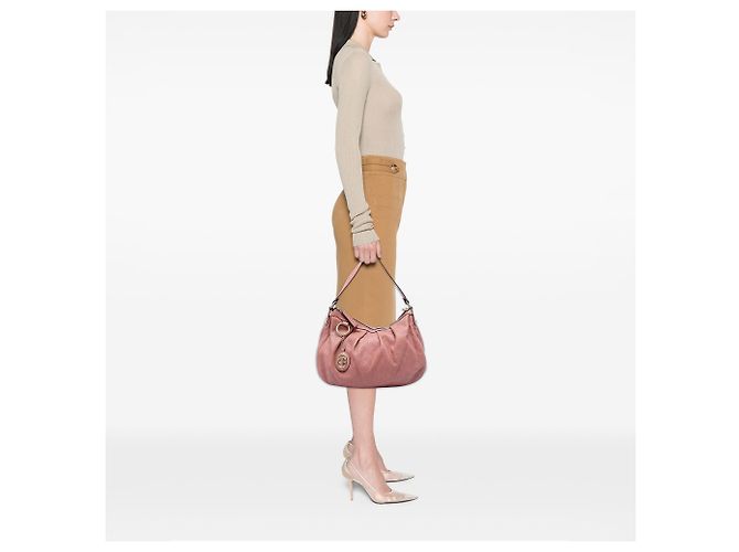 Gucci Pink Guccissima Sukey Schultertasche - Ansicht 5