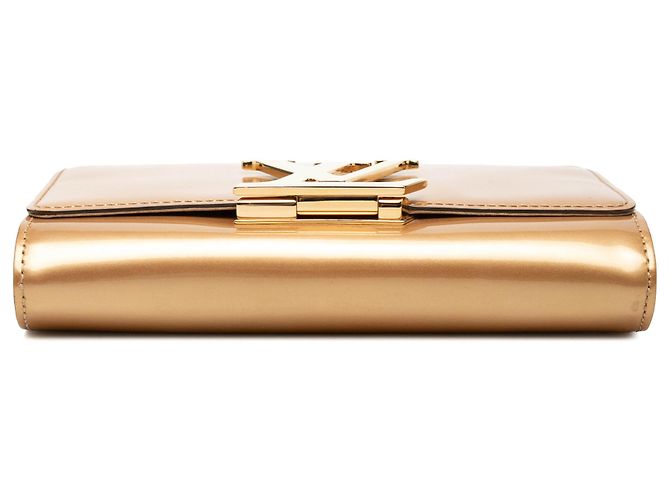 Louis Vuitton Gold Vernis Louise Sliding Chain MM - vista 3