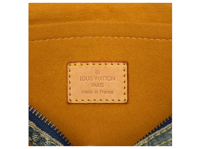 Louis Vuitton Blue Monogram Denim Neo Speedy 30 Azul - vista 5