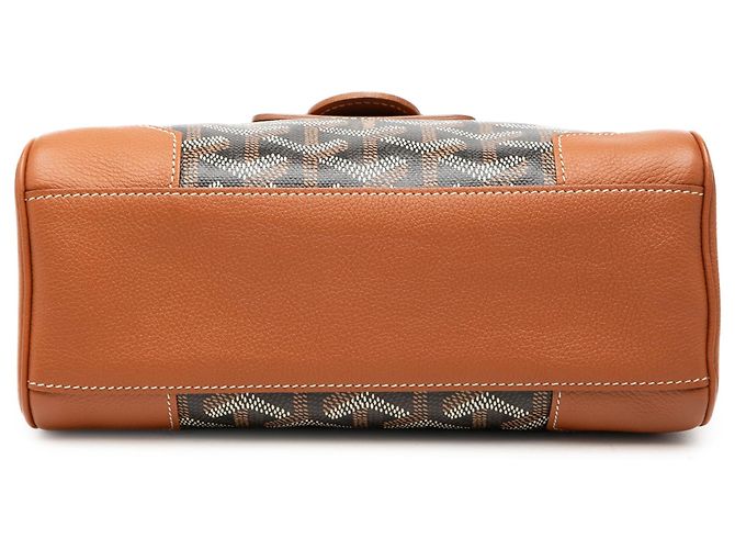Goyard Brown Mini Goyardine Saigon Souple Marrone - vista 3