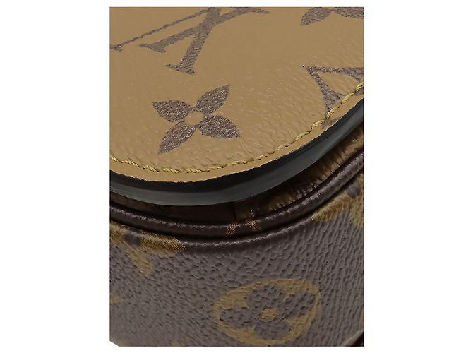 Louis Vuitton Brown Monogram Reverse Pochette Metis Castaño - vista 10