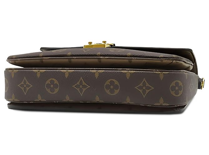 Louis Vuitton Brown Monogram Reverse Pochette Metis Castaño - vista 3