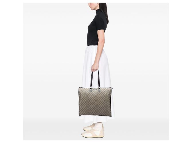 Gucci Beige GG Supreme Tote - Ansicht 5