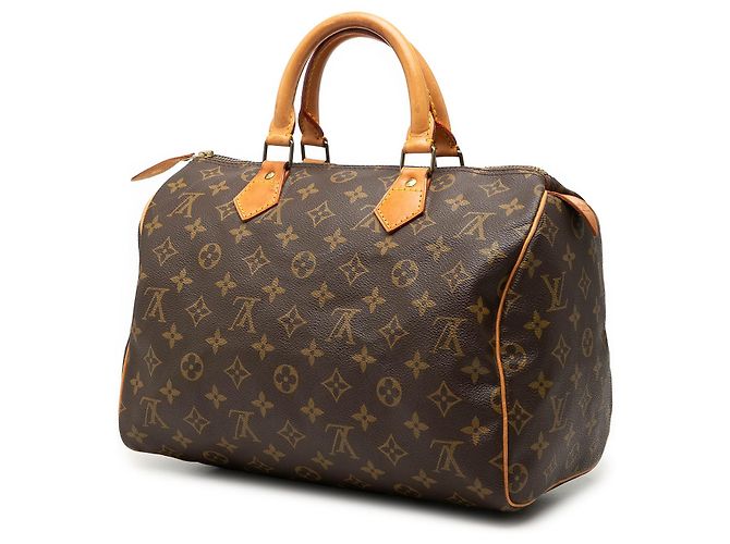 Louis Vuitton Brown Monogram Speedy 30 Castaño - vista 2