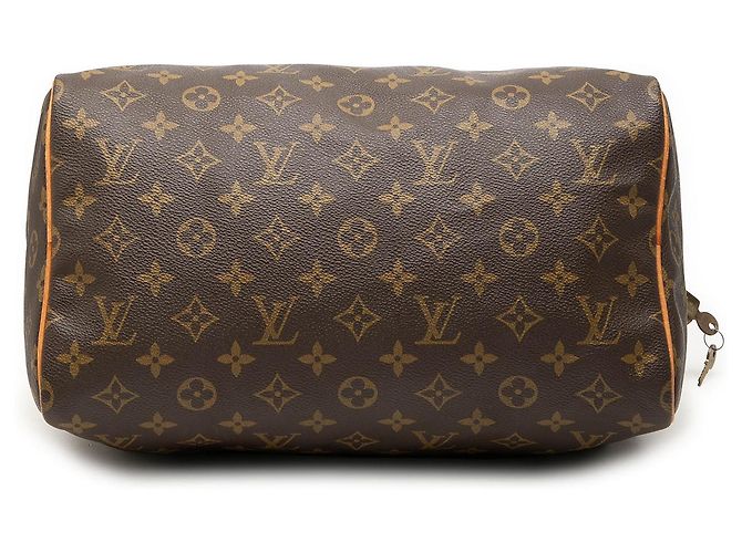Louis Vuitton Brown Monogram Speedy 30 Castaño - vista 3
