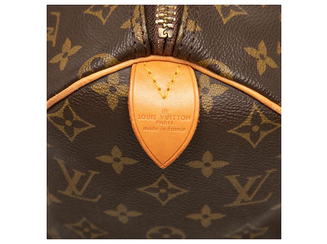 Louis Vuitton Brown Monogram Speedy 30 Castaño - vista 5