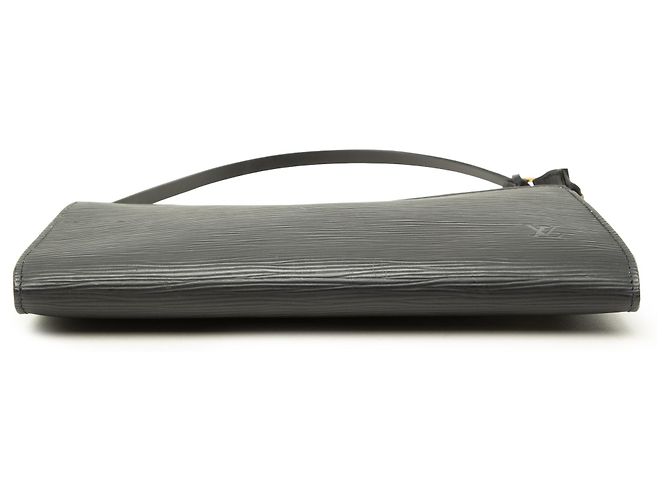 Louis Vuitton Black Epi Pochette Accessoires Preto - vista 3