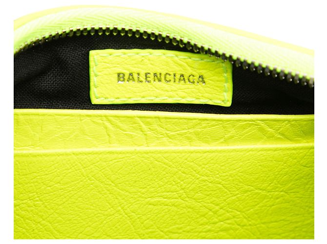 Balenciaga Mini Leather Motocross Le Cagole Verde - vista 5