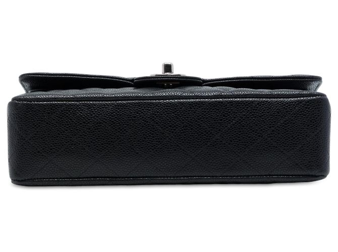 Chanel Black Medium Classic Caviar Double Flap Schwarz - Ansicht 3