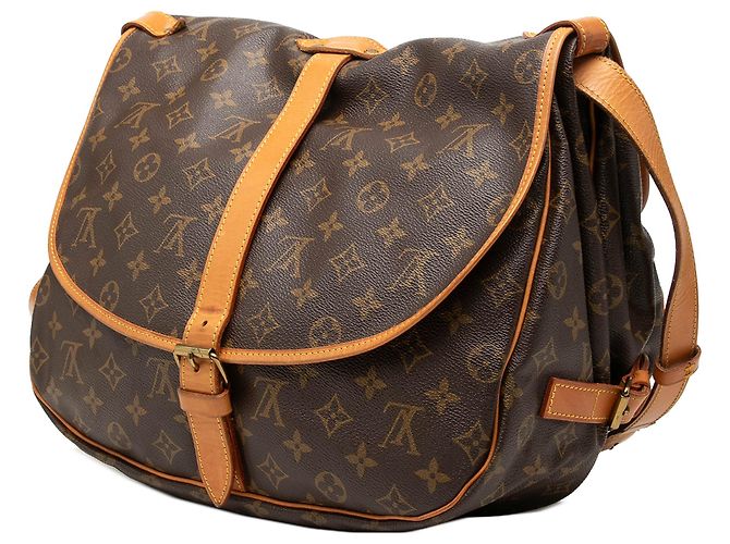 Louis Vuitton Brown Monogram Saumur 35 Braun - Ansicht 2