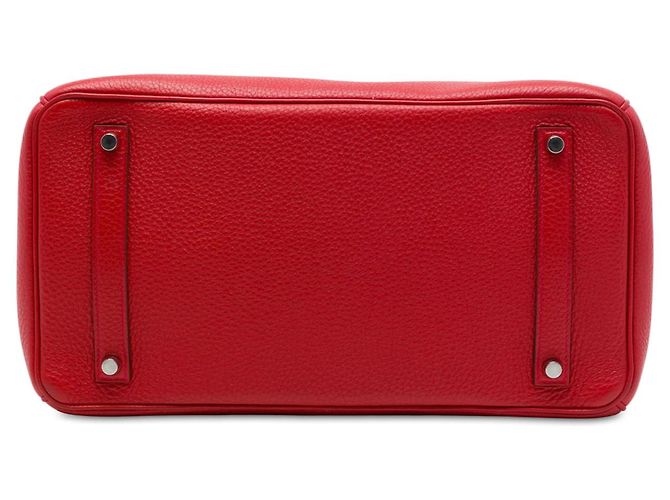 Hermès Red Togo Birkin Retourne 35 Rot - Ansicht 3