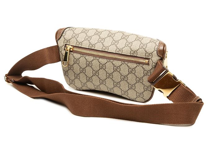 Bolso cinturón Gucci Beige GG Supreme Interlocking G - vista 2