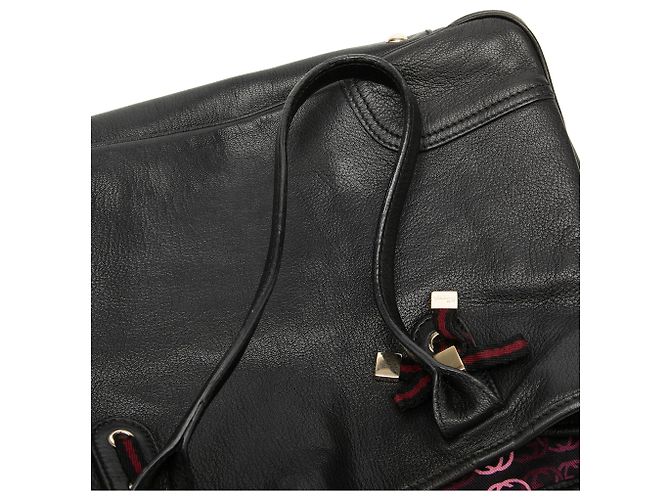 Tote Gucci Web Princy in pelle di vitello nera - vista 6