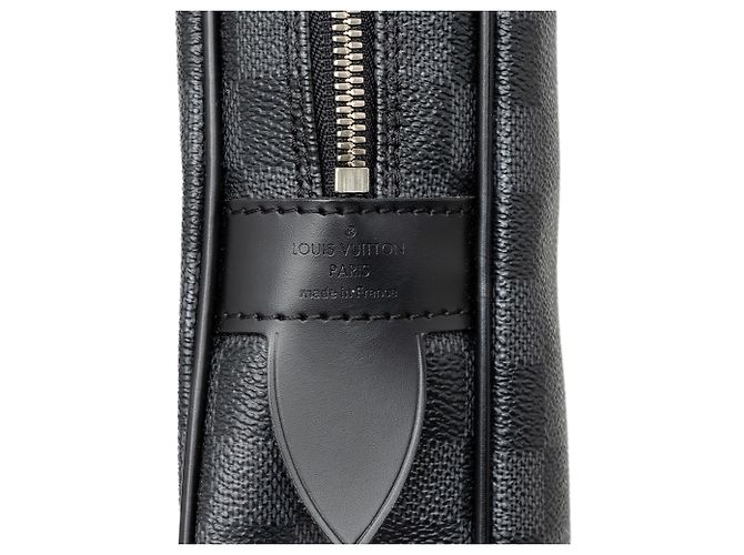 Louis Vuitton Black Damier Graphite Porte Documents Voyage PM Preto - vista 5