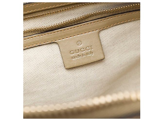 Borsa Gucci Gold Medium Guccissima Bree Dome Tote - vista 5