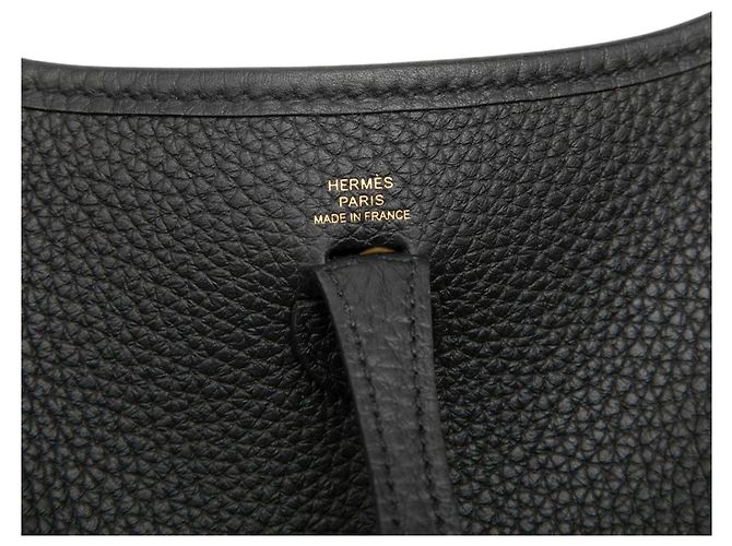 Hermès Black Clemence Evelyne I 16 Amazone Nero - vista 5