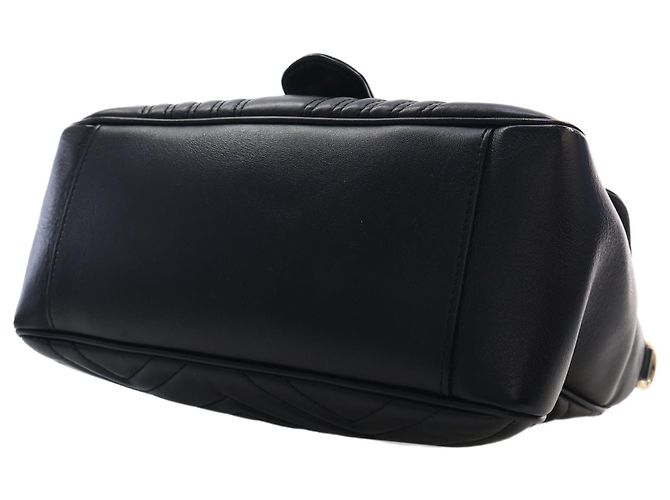 Borsa a mano Gucci Small GG Marmont in pelle di vitello matelassé nera - vista 13