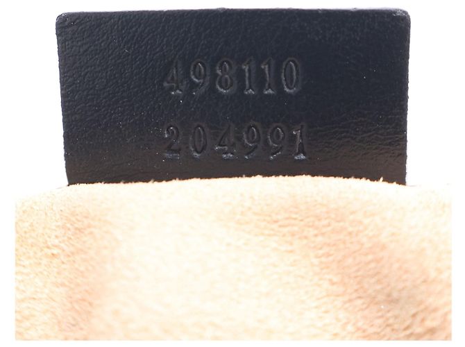 Borsa a mano Gucci Small GG Marmont in pelle di vitello matelassé nera - vista 7