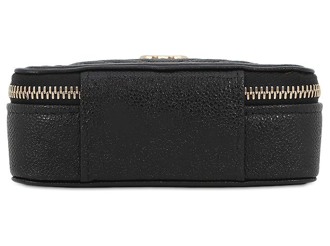 Chanel Boy Mini Chevron Caviar Clutch in Schwarz mit Kette - Ansicht 3