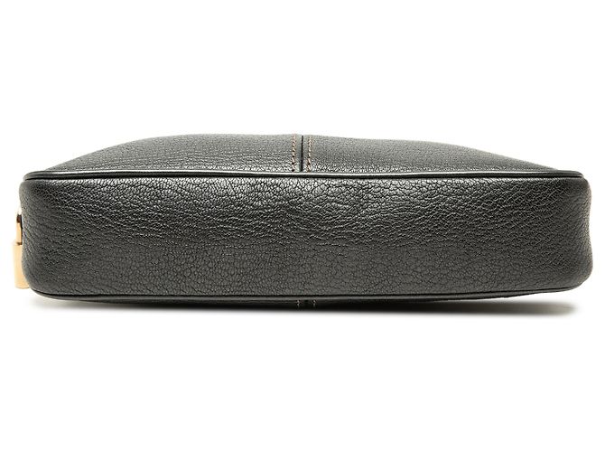 Louis Vuitton Lockit Clutch aus schwarzem Suhali-Leder - Ansicht 3