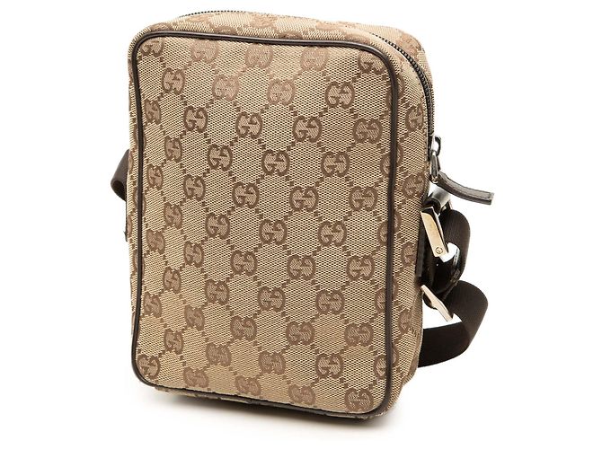 Borsa a tracolla Gucci Beige GG Canvas - vista 2