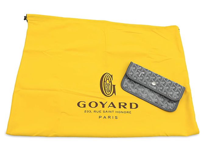 Goyard Gray Goyardine Saint Louis PM Marrone - vista 5