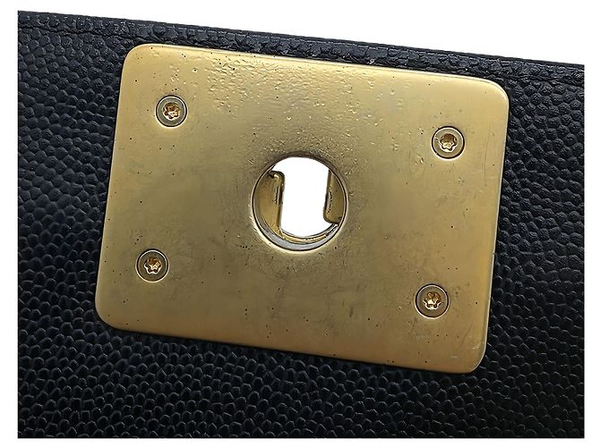 Chanel Black Small Quilted Caviar Boy Flap Nero - vista 11