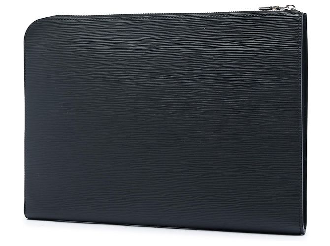 Louis Vuitton Black Epi Pochette Jour GM Nero - vista 2