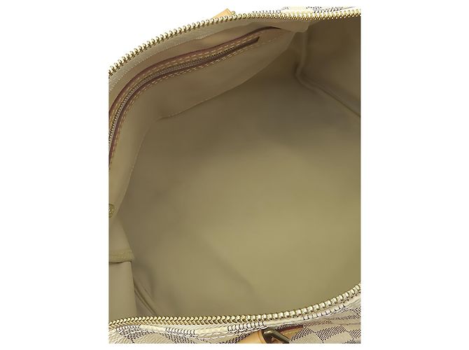 Louis Vuitton White Damier Azur Speedy 30 Bianco - vista 4
