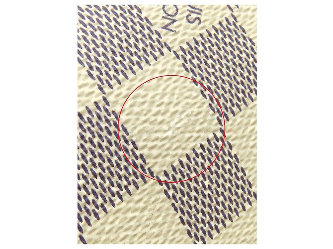 Louis Vuitton White Damier Azur Speedy 30 Bianco - vista 6