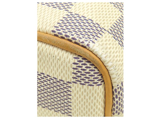 Louis Vuitton White Damier Azur Speedy 30 Bianco - vista 7