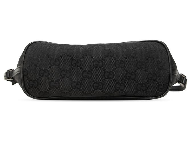 Gucci Black GG Canvas Boat - vista 3