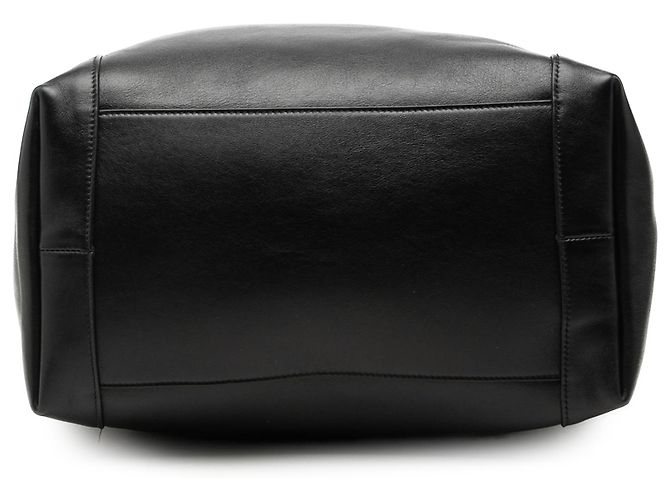 Autre Marque Saint Laurent Borsa Hobo Tanger Large in Pelle di Vitello Morbida Nera Nero - vista 3