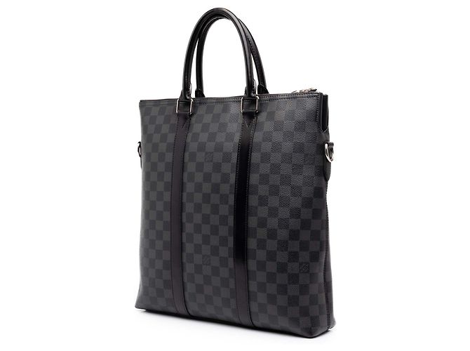 Borsa Tote Louis Vuitton Anton Damier Graphite Nero - vista 2