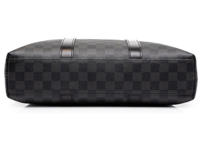 Borsa Tote Louis Vuitton Anton Damier Graphite Nero - vista 3