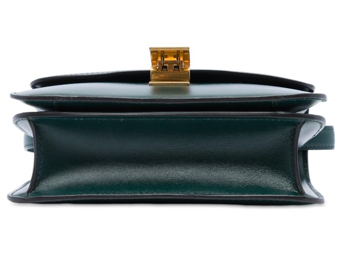 Céline Celine Green Teen Calfskin Classic Box Verde Verde scuro - vista 3