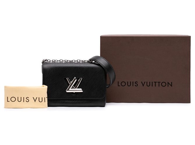 Louis Vuitton Black Epi Twist MM Preto - vista 5