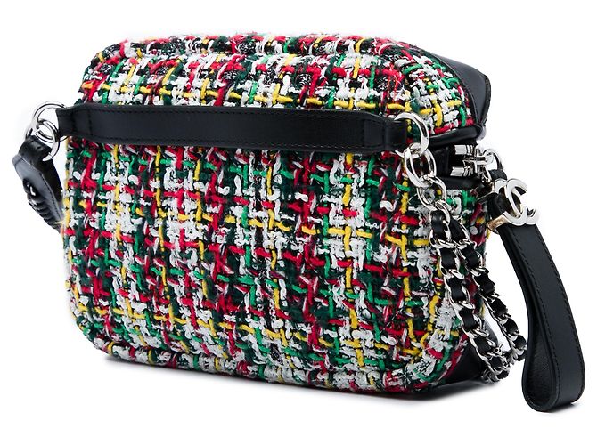 Borsa cintura Chanel Black Tweed Street Allure - vista 2