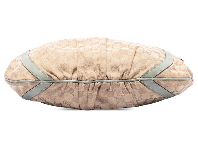 Borsa a tracolla Gucci Abbey D Ring in tela GG beige - vista 3