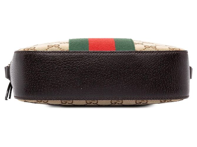 Gucci Beige GG Canvas Webby Bee Camera Bag - Ansicht 3