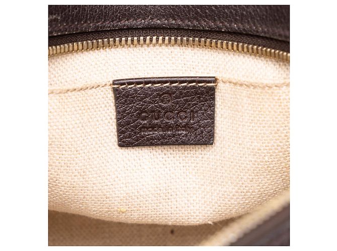 Gucci Beige GG Canvas Webby Bee Camera Bag - Ansicht 5