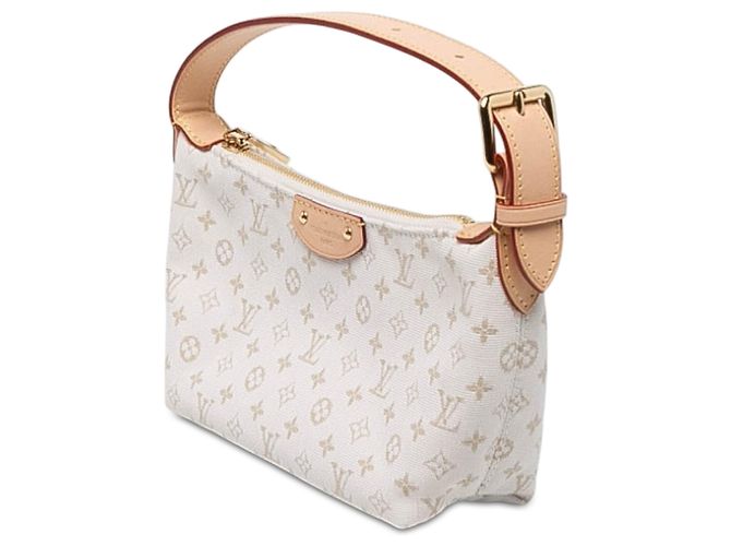 Louis Vuitton White Monogram Canvas Hills Mini Pochette Bianco - vista 2