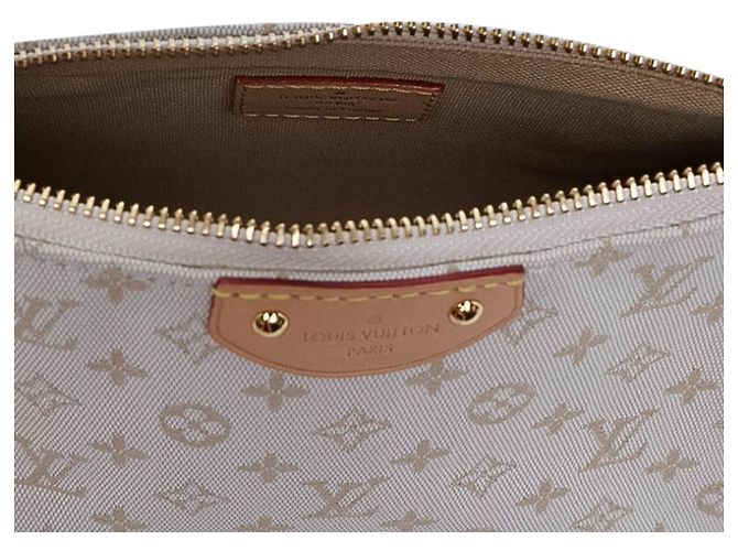 Louis Vuitton White Monogram Canvas Hills Mini Pochette Bianco - vista 4