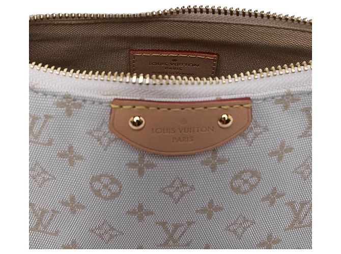 Louis Vuitton White Monogram Canvas Hills Mini Pochette Bianco - vista 5